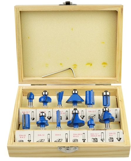 Picture of Geko Frezy ksztatowe do drewna 12 el. | 6mm