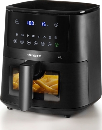 Изображение Frytkownica beztuszczowa Ariete Ariete 4633/00 Pojedyczy 4 l Autonomiczny 1400 W Frytkownica na gorce powietrze Czarny