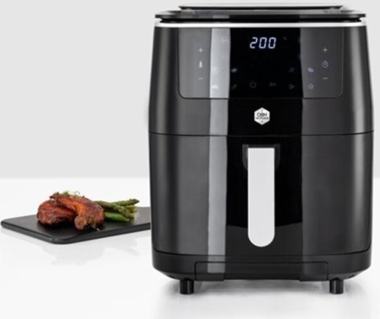 Изображение Frytkownica SEB OBH Nordica FW2018S0, Hot air fryer, 6.5 L, 8 person(s), 60 min, Single, Black