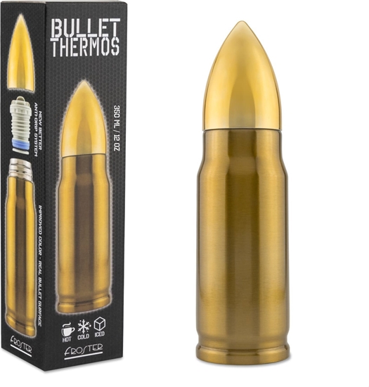 Picture of Froster Kubek Termiczny Pocisk 350 ml - prezent dla mczyzny - dla taty