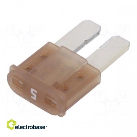 Picture of Fuse: fuse; 5A; 32VDC; automotive; 9.1mm; MICRO2 light-brown