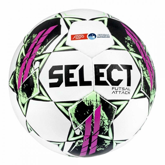 Picture of Futbola bumba SELECT Futsal Attack FOGO Ekstraklasa indoor ball white