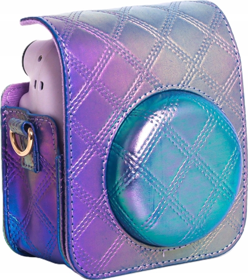 Picture of Futera Etui Pokrowiec Case Osona Do Fujifilm Fuji Instax Mini 12 / Wielokolorowy / Holograficzny