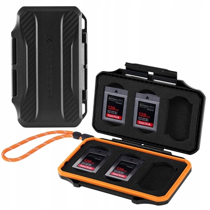 Изображение Futera Hard Case Etui Pudeko Na Karty Pamici 6x Xqd / Cf Cfexpress Typu B / Kf31.108