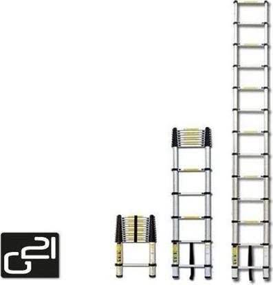 Picture of G21 G21 Drabina teleskopowa aluminiowa GA-TZ11-3,2 M