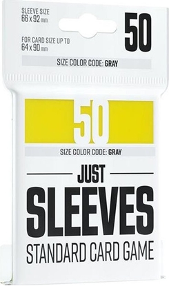 Attēls no Gamegenic Gamegenic: Just Sleeves - Standard Card Game Sleeves (66x91 mm), ¯ó³te, 50 sztuk