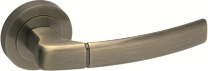 Attēls no Gamet Klamka drzwiowa wewntrzna szyld dzielony okrgy mosidz antyczny