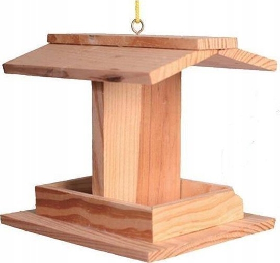 Picture of Garden&Fun Karmnik dla ptaków, drewniany, 14x11x11,5cm, farby w zestawie