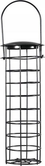 Picture of Garden&Fun Karmnik na kule tuszczowe dla ptaków, metalowy, wiszcy, 9x9x26cm