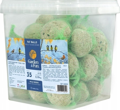 Picture of Garden&Fun Kule zimowe, tuszczowe dla ptaków wiaderko 35 szt uniwersalny