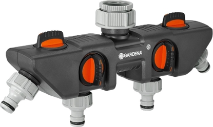 Picture of Gardena 4-channel water distributor with valves GARDENA 08194-24