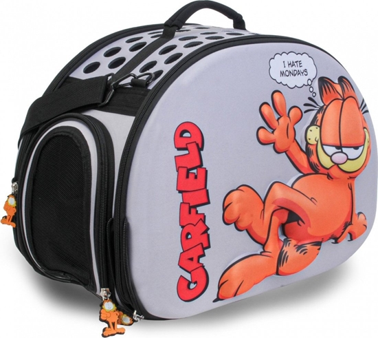 Изображение Garfield Garfield, transporter dla kota, z toczeniem EVA 3D szary, 43x32x23cm