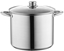 Изображение GARNEK INOX WYSOKI CARO 22 CM 6,1L. Z POKRYWK, IND. (ROSÓ, BIGOS, KONFITURY)