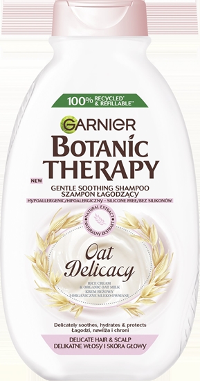 Picture of GARNIER_Botanic Therapy Oat Delicacy szampon agodzcy do delikatnych wosów i skóry gowy 400ml