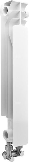 Picture of Gavia Element LEWY grzejnika 50/D z dolnym zasilaniem krzyowym, z zespoem przyczeniowym prostym