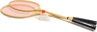 Attēls no Gazelo Badminton 2 rakietki drewniane + 1 lotka Z9921