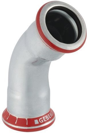 Изображение Geberit Kolano Mapress C-Stahl 45° 108mm (20611)