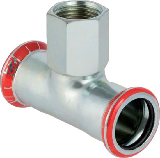 Изображение Geberit Trójnik Mapress C-Stahl GW 54mm x 1/2" x 54mm (21320)