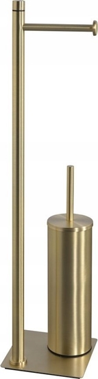 Picture of Gedy TRILLY TOIL PAPER BRUSH HOLD 2.8 BR GOLD