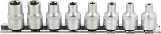 Picture of Geko 8el.zestaw nasadek torx E4-14mm 3/8"CRV(5/20)