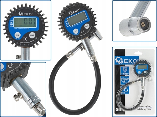 Picture of Geko Cinieniomierz cyfrowy  elektroniczny do kó z wykiem (60)