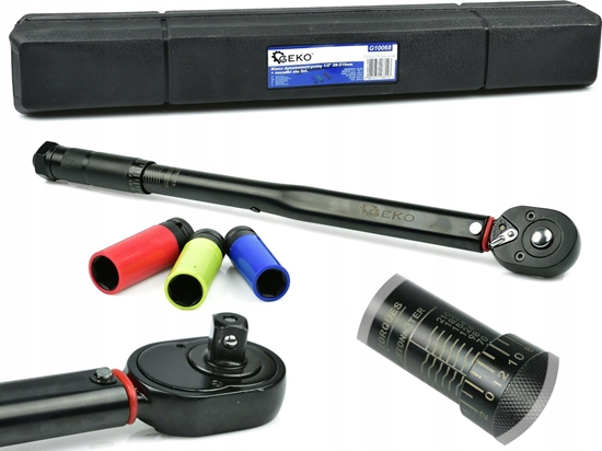 Picture of Geko Klucz dynamometryczny 1/2" 28-210nm + nasadki alu 3el. Black HD (10)