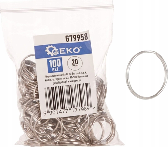 Изображение Geko Kóko  brelok do kluczy 20mm  100szt (100)