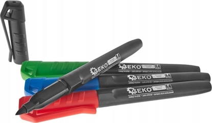 Picture of Geko Marker budowlany permanentny mix kolor - zestaw 4 szt (12/144)