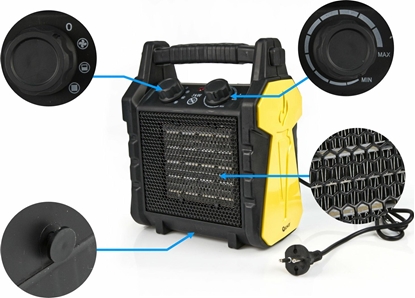 Picture of Geko Nagrzewnica elektryczna ceramiczna - grzejnik 3KW (1)