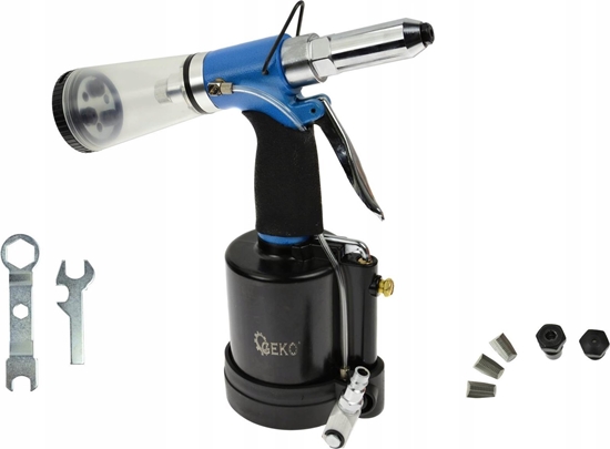 Picture of Geko Nitownica pneumatyczna z automatycznym zasysem nitów 2,4-6,4mm (10)