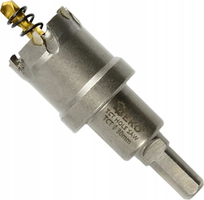 Picture of Geko Otwornica widiowa - koronka do metalu 30mm z wiertem tytanowym (100)