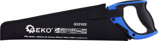 Picture of Geko Pia rczna - patnica do drewna 400mm Teflonowa 65Mn w pokrowcu (8/32)