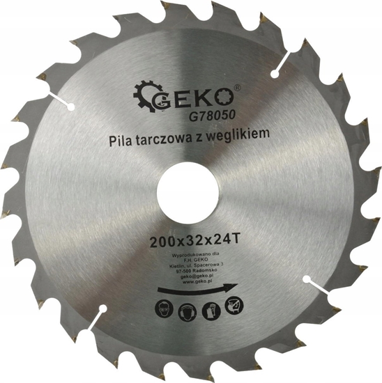 Picture of Geko PIA TARCZ.WIDIA 200*32*24z /B