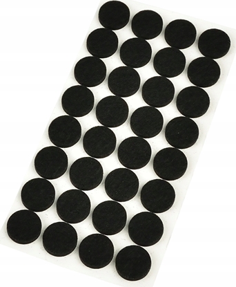 Изображение Geko Podkadki filcowe pod meble okrge 17mm 32szt.(25/250)