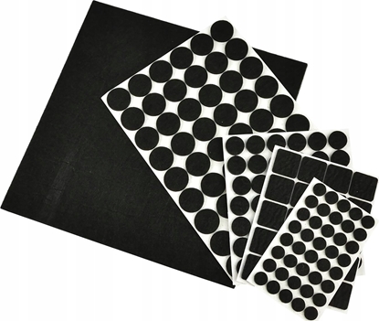 Picture of Geko Podkadki filcowe pod meble zestaw 157szt.(25/100)