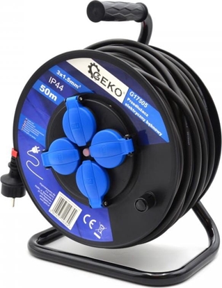 Attēls no Geko PRZEDUACZ ELEKTRYCZNY BBNOWY 3X1.5MM2 50M IP44 (1) G17505 GEKO
