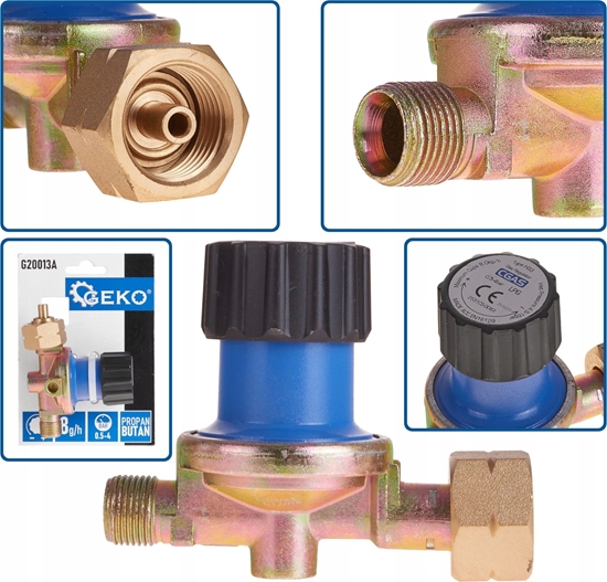 Picture of Geko Reduktor gazu z regulacj cinienia 0,5-4 bar propan/butan (40)