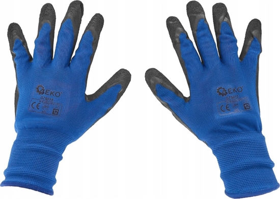 Picture of Geko Rkawice ochronne powlekane r. 12  granatowe (12/240)