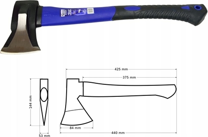 Picture of Geko Siekiera rozupujca trzonek z tworzywa sztucznego 1kg  (G72231)