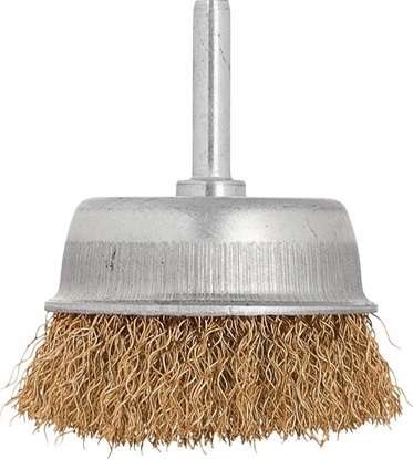 Attēls no Geko Szczotka druciana czoowa,mosina 60mm z trzpieniem (100)