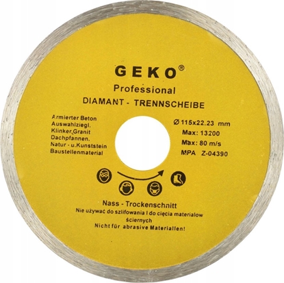 Attēls no Geko Tarcza diam.115mm Pena GEKO PROFI(100/200)