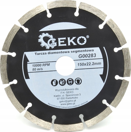 Picture of Geko Tarcza diamentowa segmentowa 150mmx22,2mm (50)