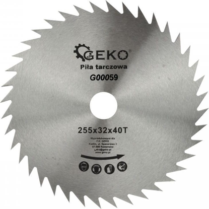 Attēls no Geko TARCZA DO DREWNA 250X32X40T B/W G00059 GEKO