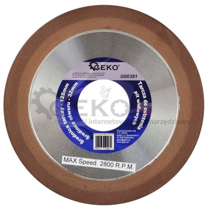 Изображение Geko Tarcza do ostrzenia pi widiowych 125x32 - G00381
