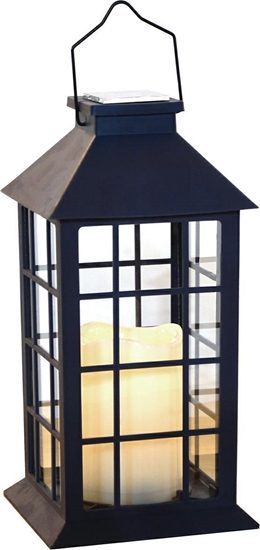 Picture of Geko VOLTENO SOLAR LAMP LANTER BLACK