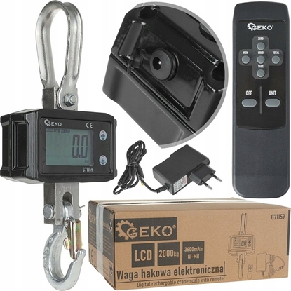 Attēls no Geko Waga hakowa magazynowa elektroniczna z pilotem 2000kg (5)