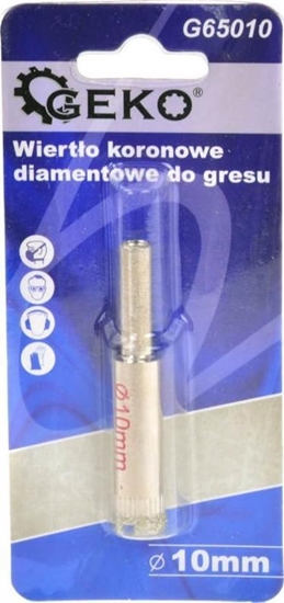 Picture of Geko WIERTO KORONOWE DIAMENTOWE DO GRESU 10MM (1/40) G65010 GEKO