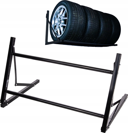 Picture of Geko Wieszak na opony/koa regulowany 81-120cm 100kg z funkcj skadania (2)