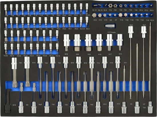 Picture of Geko Wkad- zestaw nasadek Torx i bitów 102el. CRV(3)
