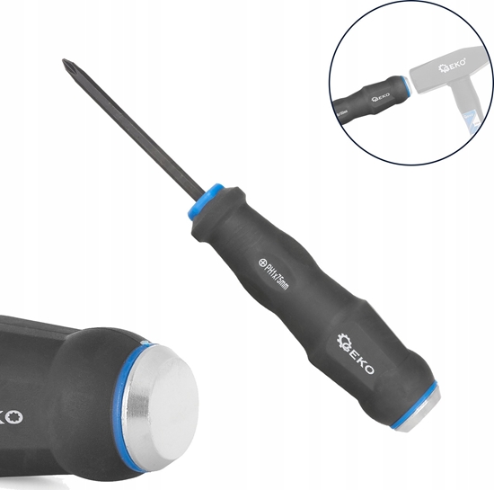 Picture of Geko Wkrtak krzyakowy do pobijania ph 1x75mm CrV (12/120)